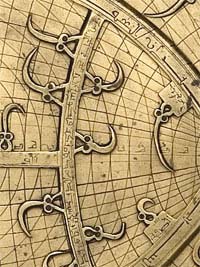 detail of astrolabe MHS inv. 50853