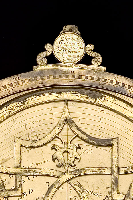 Closeup of Astrolabe, by Thomas Gemini, London, 1559  (Inv. 42223)