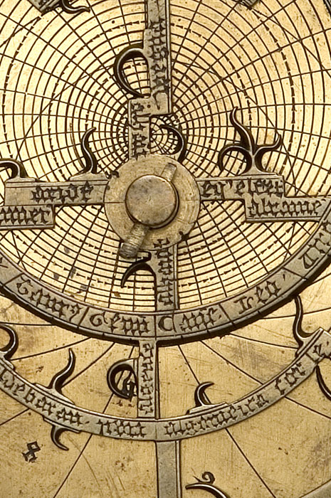 Closeup of Astrolabe, Workshop of Jean Fusoris?, France? (Inv. 49636)