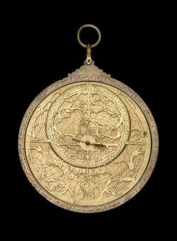 astrolabe, inventory number 33411 from India, 17th century