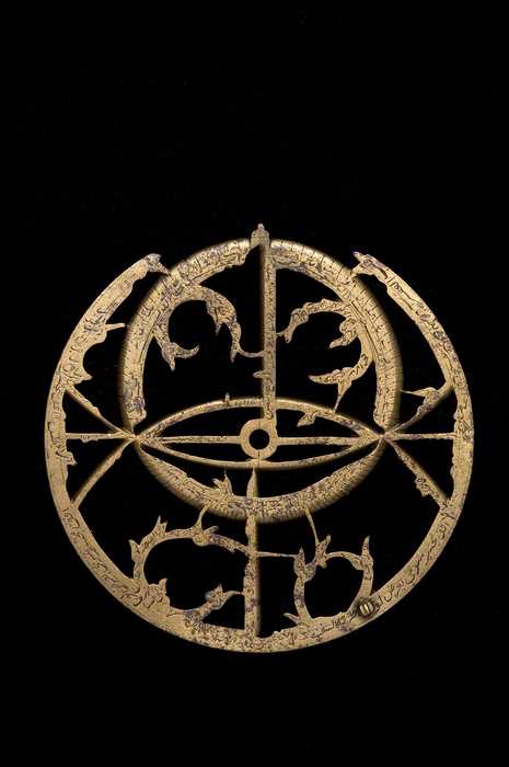 Closeup of Astrolabe, Indo-Persian, 17th century   (Inv. 33796)