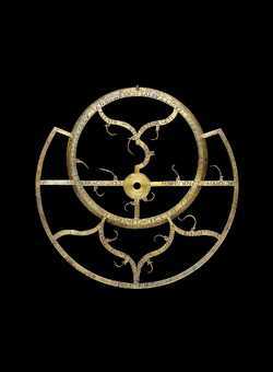 Small image of astrolabe rete separated from astrolabe. Click to enlarge.