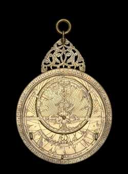 Astrolabe with Geared Calendar, by Muhammad b. Abi Bakr, Isfahan, 1221/2   (Inv. 48213)