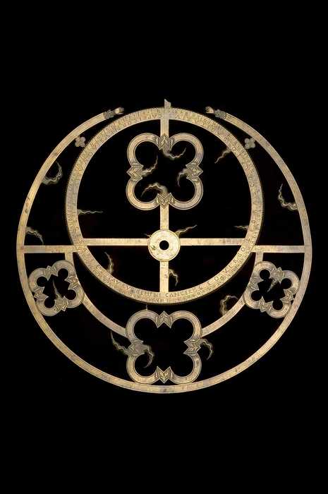 Closeup of Astrolabe, Sicily?, 14th century (Inv. 50769)