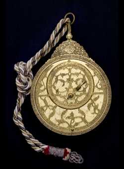 astrolabe, inventory number 50987 from Iṣfahān, ca. 1700