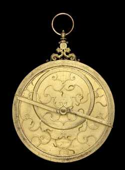Full image of Geographical Astrolabe, by Morillard, Narbonne, 1600  (Inv. 53966)
