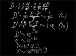 Blackboard by Albert Einstein.