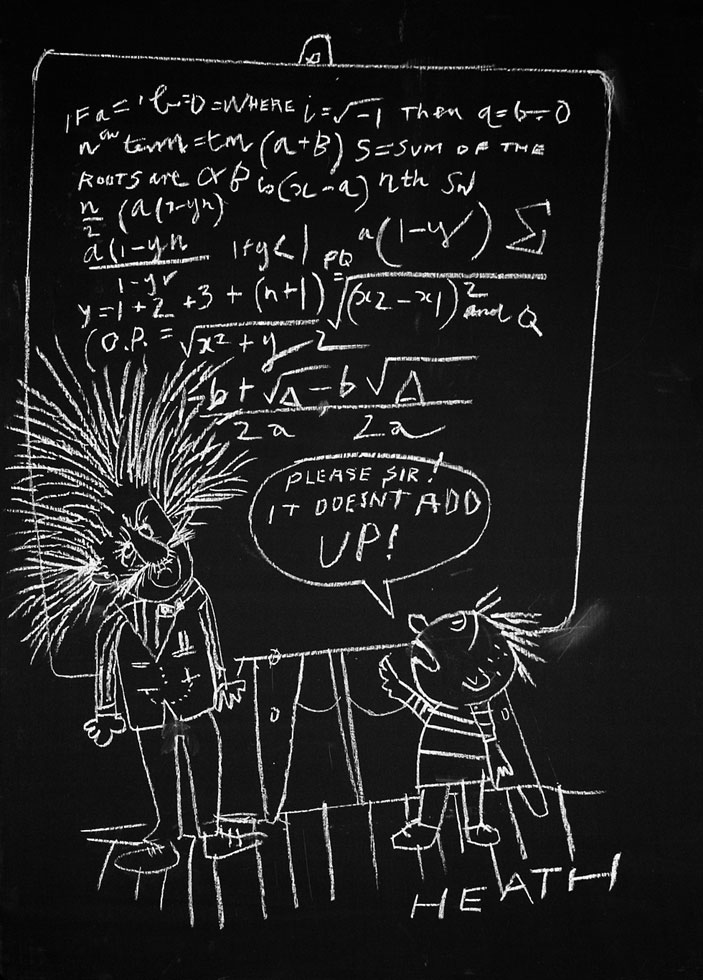 Blackboard by Michael Heath.