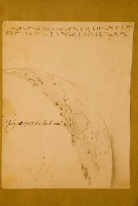 John Russell lunar drawing, 1787