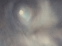 Gibbous Moon, Veiled (48cm x 52cm)