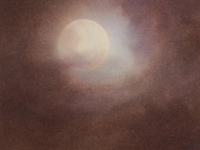 Soft Moon (53cm x 37cm)