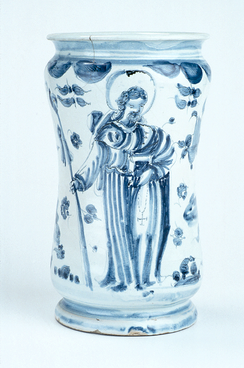 preview image for Albarello Jar, Savona or Albissola, Late 17th or Early 18th Century