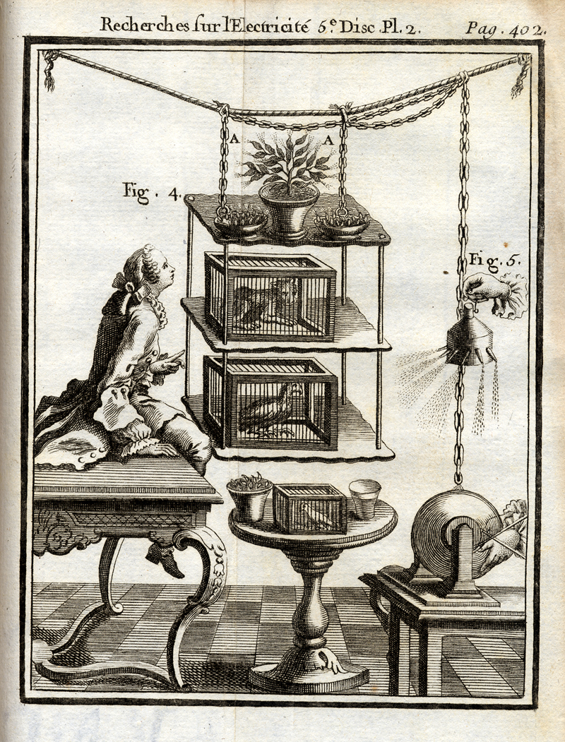 Jean Antoine Nollet: Recherches sur les causes particulieres des phénoménes électriques, 1753
