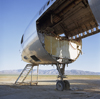 Tri-Star airliner, Mojave Desert. Photograph by Richard Baker.