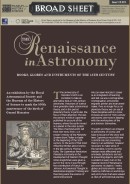 Broad Sheet 12: The Renaissance in Astronomy