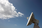 Satellite tracking station, French Guiana. Photograph by Richard Baker.
