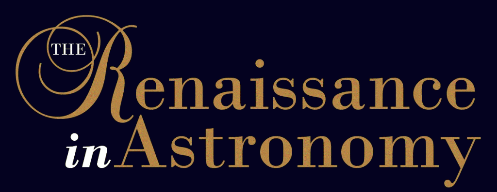 The Renaissance in Astronomy banner image
