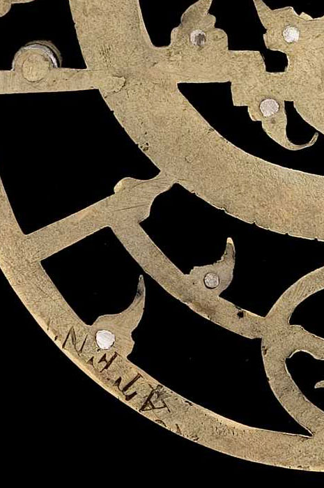 Closeup of Astrolabe, North African, late 19th century (Inv. 47714)