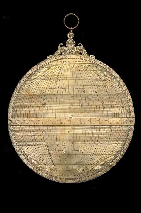 Closeup of Universal Astrolabe, by Anthoine Mestrel, Paris, 1551   (Inv. 32378)