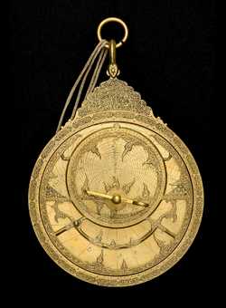astrolabe, inventory number 33739 from Iṣfahān, ca. 1710
