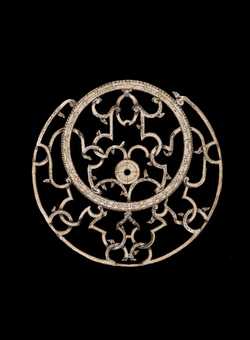 Small image of astrolabe rete separated from astrolabe. Click to enlarge.