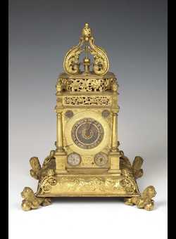 Astrolabe Clock, by Johann Leonhardt Bommel, Nuremberg, c.1686? (Inv. 35592)