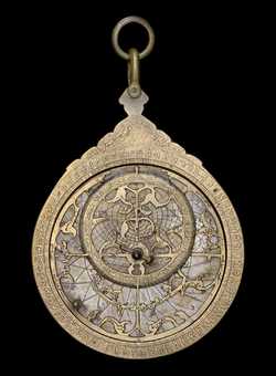 astrolabe, inventory number 38235 from Persia, early 18th century
          (?)