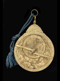 astrolabe, inventory number 40833 from Iṣfahān, early 18th century