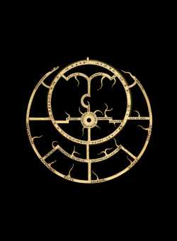 Small image of astrolabe rete separated from astrolabe. Click to enlarge.