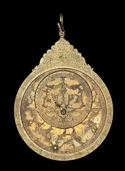 astrolabe, inventory number 41763 from Persia, ca. 1650