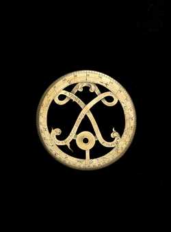 Small image of astrolabe rete separated from astrolabe. Click to enlarge.