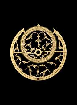 Small image of astrolabe rete separated from astrolabe. Click to enlarge.