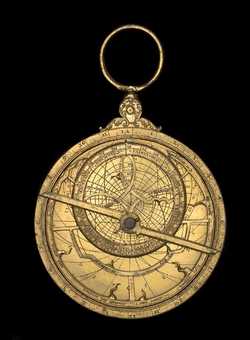 astrolabe, inventory number 43454 from London, ca. 1575
