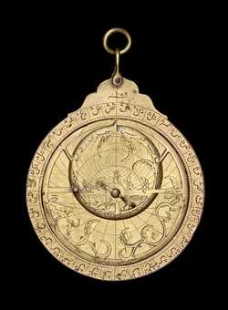 astrolabe, inventory number 43559 from Turkey, 1678 (A.H. 1089)