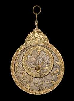 astrolabe, inventory number 43739 from Iṣfahān, early 18th century