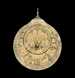 thumbnail for astrolabe (front), inventory number 44141 from Seville, 1221/2