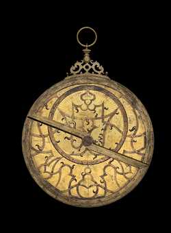 astrolabe, inventory number 45365 from Flanders, late 16th century