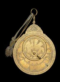 astrolabe, inventory number 46680 from Iṣfahān, 1708/9
