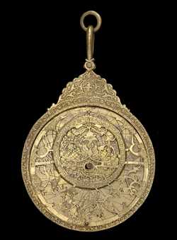 astrolabe, inventory number 46836 from Iṣfahān, ca. 1710