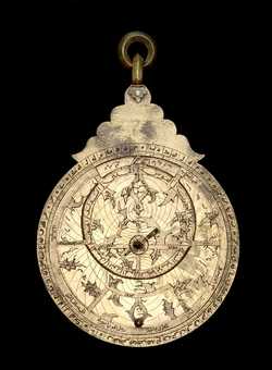 astrolabe, inventory number 47063 from Persia (?), late 16th or early 17th
          century