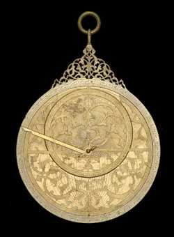 astrolabe, inventory number 47376 from Lahore, ca. 1570