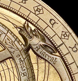 astrolabe, inventory number 47869 from England (?), ca. 1370
