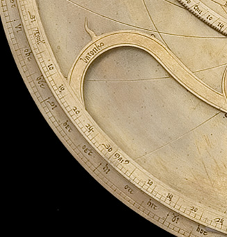 astrolabe, inventory number 47901 from Oxford, ca. 1350