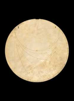 Small image of complete astrolabe back. Click to enlarge.