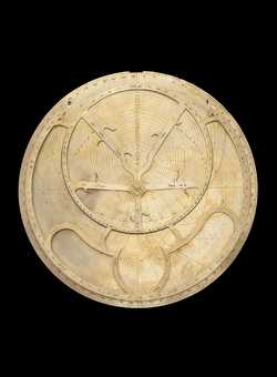 Small image of complete astrolabe as rete cannot be removed from mater. Click to enlarge.