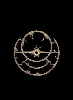 Small image of astrolabe rete separated from astrolabe. Click to enlarge.