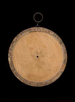 Front of astrolabe without rete or plates. Click to enlarge