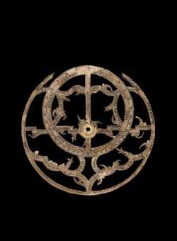 Small image of astrolabe rete separated from astrolabe. Click to enlarge.