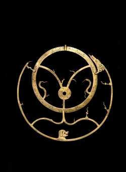 Small image of astrolabe rete separated from astrolabe. Click to enlarge.