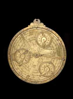 astrolabe, inventory number 49847 from France (?), late 15th century